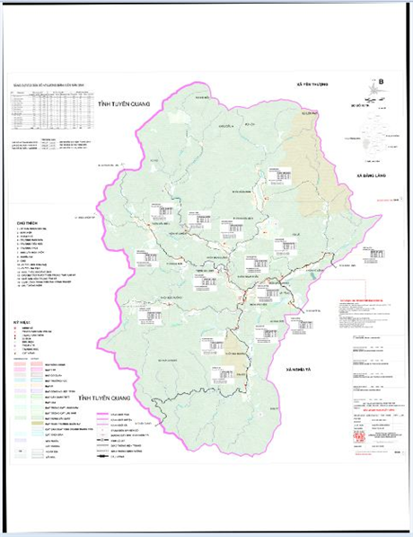 Planning project for new rural construction in Luong Bang commune, Cho Don district, Bac Kan province for the period 2011-2020