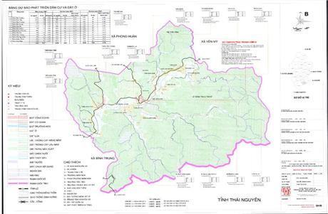 Planning project for new rural construction in Yen Nhuan commune, Cho Don district, Bac Kan province for the period 2011-2020
