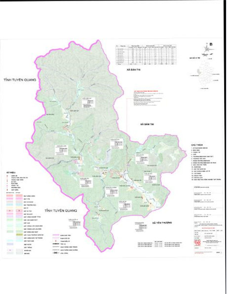Planning project for new rural construction in Yen Thinh commune, Cho Don district, Bac Kan province for the period 2011-2020
