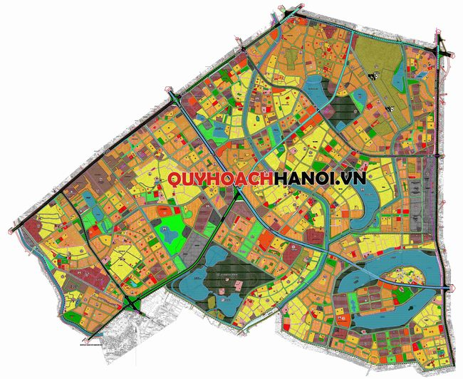 Urban zoning planning map H2-3