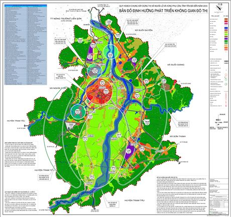 Quy hoạch chung xây dựng thị xã Nghĩa Lộ và vùng phụ cận, tỉnh Yên Bái đến năm 2035