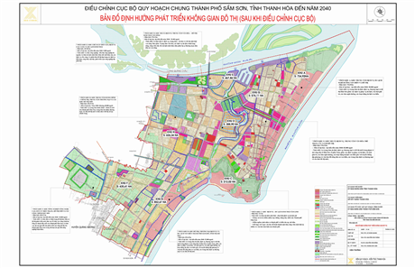 Điều chỉnh cục bộ  quy hoạch chung xây dựng thành phố Sầm Sơn, tỉnh Thanh Hóa đến năm 2040