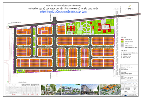 Đồ án điều chỉnh quy hoạch chi tiết  tỷ lệ 1/500 Khu đô thị Bắc Long Xuyên, phường Bình Đức, thành phố Long Xuyên, tỉnh An Giang