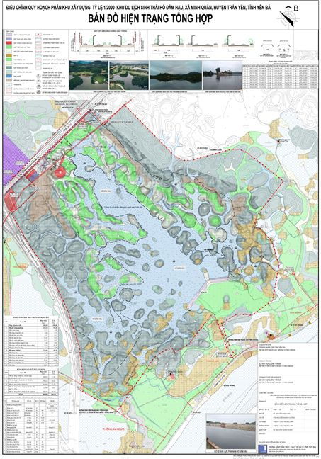 Điều chỉnh Quy hoạch phân khu xây dựng tỷ lệ 1/2000 Khu du lịch sinh thái hồ Đầm Hậu, xã Minh Quân, huyện Trấn Yên, tỉnh Yên Bái