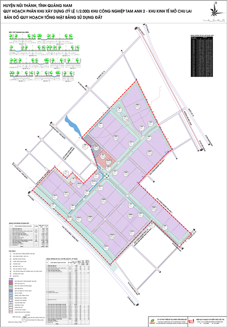 Quy hoạch phân khu xây dựng (tỷ lệ 1/2.000) Khu Công nghiệp Tam Anh 2 thuộc khu công nghiệp Tam Anh, Khu kinh tế mở Chu Lai