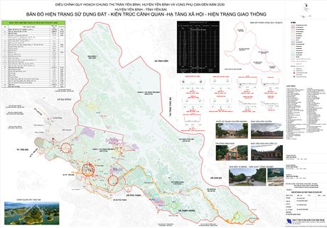 Điều chỉnh quy hoạch chung thị trấn Yên Bình và vùng phụ cận đến năm 2030