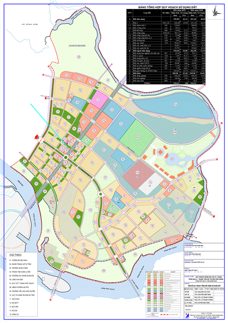Quy hoạch phân khu xây dựng (tỷ lệ 1/2000) Phân khu 8 - Trung tâm đô thị mới phía Đông thành phố Tam Kỳ.