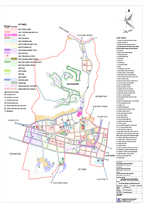 Quy hoạch chung xây dựng thị trấn Neo, huyện Yên Dũng, tỉnh Bắc Giang đến năm 2030, tỉ lệ 1/5000
