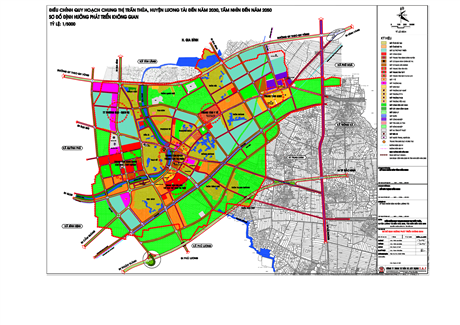Quy hoạch chung thị trấn Thứa, huyện Lương Tài đến năm 2030, tầm nhìn đến năm 2050