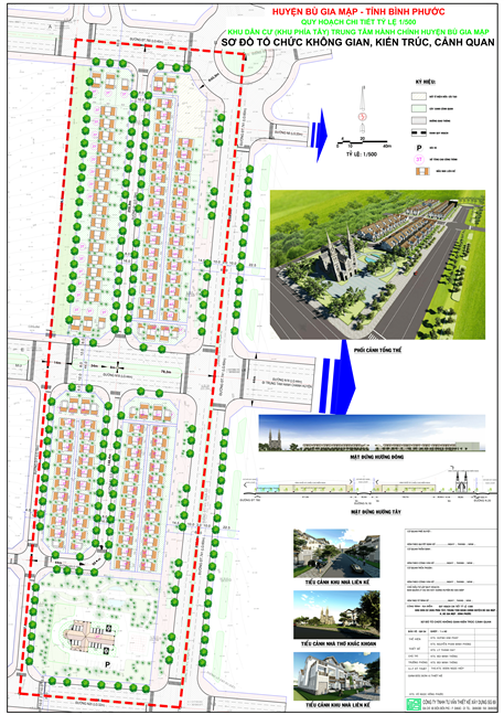 Quy hoạch chi tiết tỉ lệ 1/500, khu dân cư phía Tây, Trung tâm hành chính huyện Bù Gia Mập, tỉnh Bình Phước