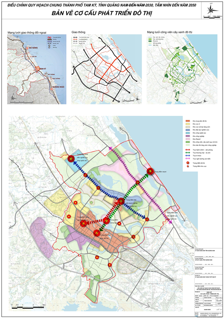 Điều chỉnh Quy hoạch chung thành phố Tam Kỳ, tỉnh Quảng Nam đến năm 2030, tầm nhìn đến năm 2050