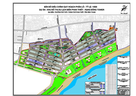 Local adjustment of detailed planning for construction of Phan Thiet beach tourism urban area