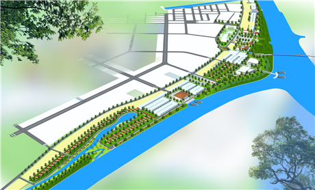 Detailed construction planning at 1/500 scale for the western area of ​​Song Hau, An Phu town, An Phu District, An Giang province