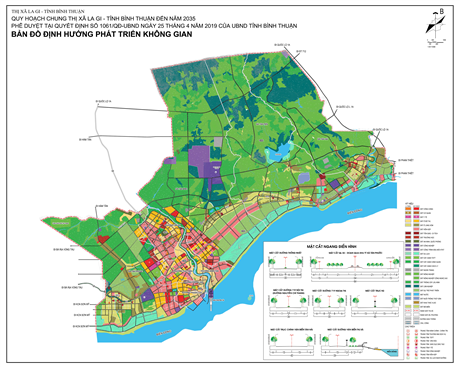 General planning of La Gi town until 2035