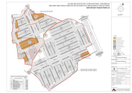 Điều chỉnh tổng thể quy hoạch chi tiết xây dựng tỷ lệ 1/500 khu dân cư tại xã Long Tân và xã Phú Hội, huyện Nhơn trạch, tỉnh Đồng Nai