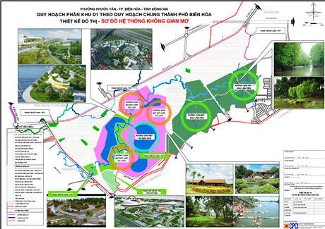 Quy hoạch phân khu tỷ lệ 1/5000 phân khu D1 theo quy hoạch chung thành phố Biên Hoà, tỉnh Đồng Nai