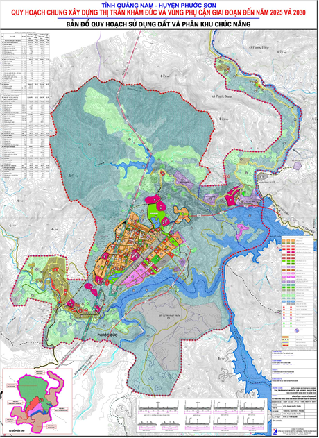 Điều chỉnh Quy hoạch chung xây dựng (tỷ lệ (1/5.000) thị trấn Khâm Đức và vùng phụ cận giai đoạn đến năm 2025 và năm 2030