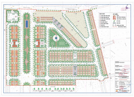 Detailed planning (1/500 scale) Residential - Resettlement area south of An Phu ward in An Phu ward, Tam Ky city