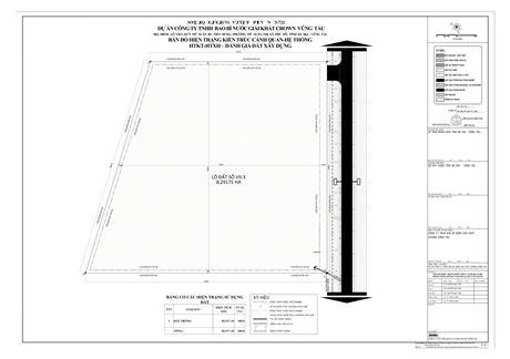 Detailed planning project at 1/500 scale of Crown Vung Tau Beverage Packaging Company Limited project in My Xuan B1 - Tien Hung Industrial Park, Phu My town, BR-VT province